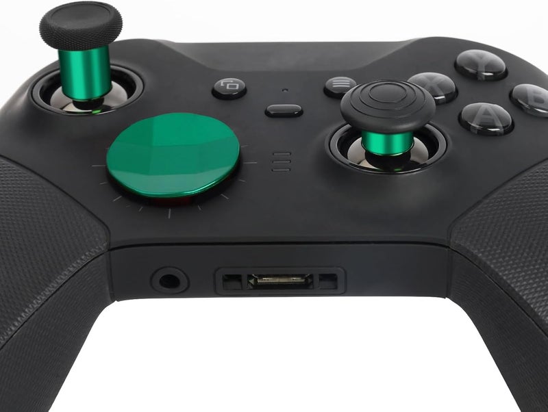 marspell 13 in 1 Metal Thumbsticks for Xbox One Elite Series 2 Controller, Elite Series 2 Core Controller Accessories Replacement Parts, Metal Mod 6 Swap Joysticks, 4 Paddles, 2 D-Pads, 1 Tool(Green) - Image 3