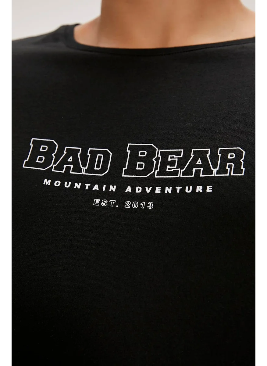 Bad Bear Andrea Black Printed Men's T-Shirt