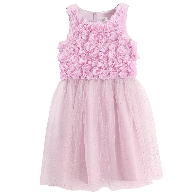 Cool Club PINK POLYESTER DRESS N/S