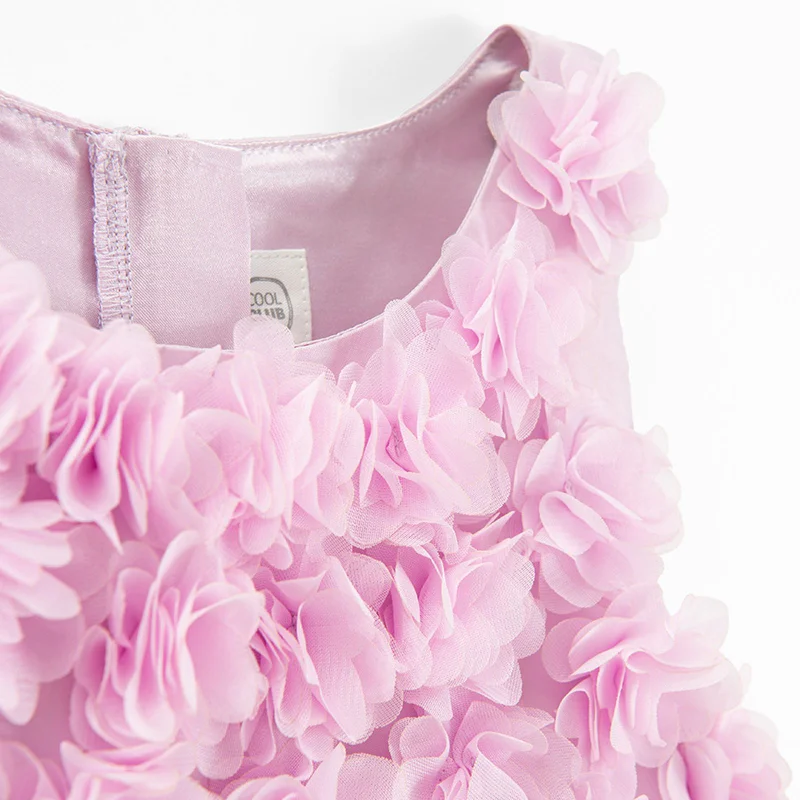 Cool Club PINK POLYESTER DRESS N/S