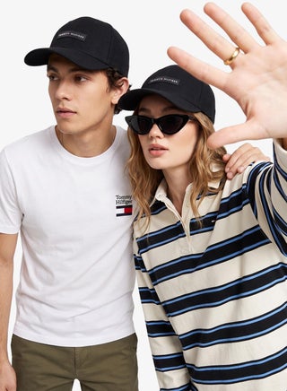 Logo Patch Canvas Baseball Cap