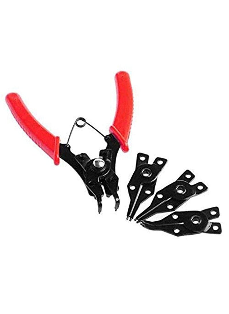 DIY Crafts Diy Crafts CTDIYHI27909 Snap Ring Pliers Plier Sets Circle Combination Retaining Clip Tools 5 Pack of 1 Multicolor  - Image 2