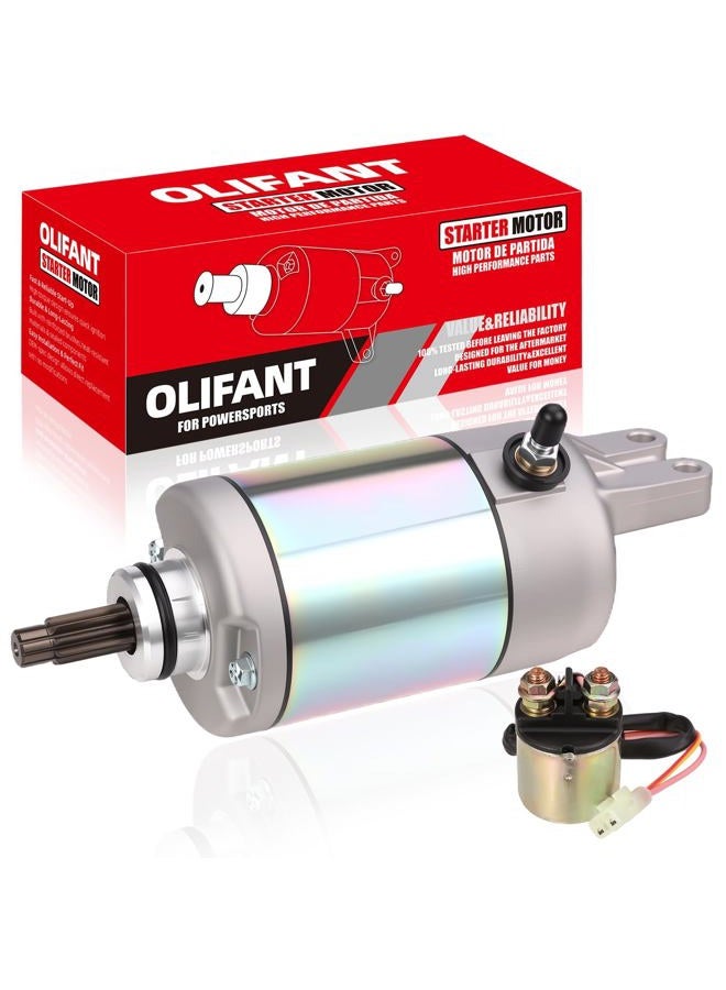 OLIFANT Starter Motor for Honda Foreman 500 2005-2011 Foreman 400 450 Starter Honda TRX500 TRX450 TRX400 31200-HM7-003 SMU0048 - Image 1