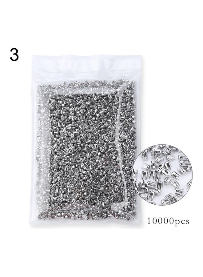 NIBEMINENT Beading Machine Set White/Silver/Red - Image 1