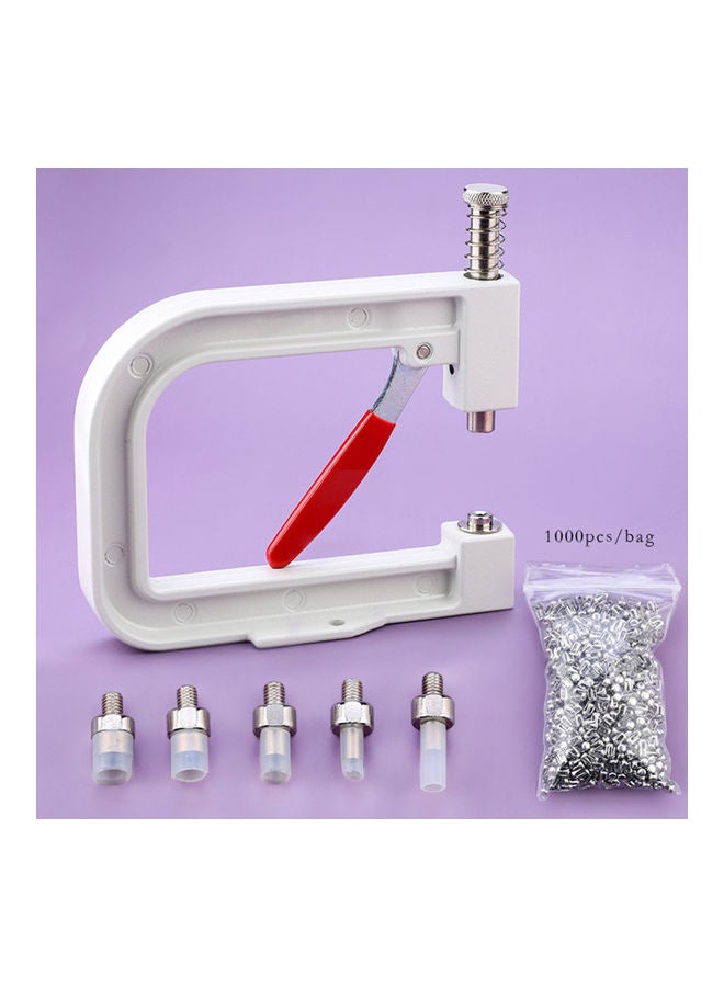 NIBEMINENT Beading Machine Set White/Silver/Red - Image 2