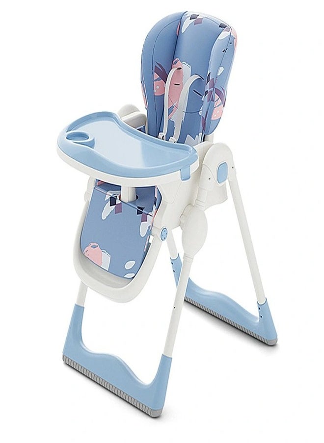 Generic Feeding Dining Leather Chair 2 Levels and Moving Back (Cyan/Blue/Pink/Biege) - S-600  - Image 2
