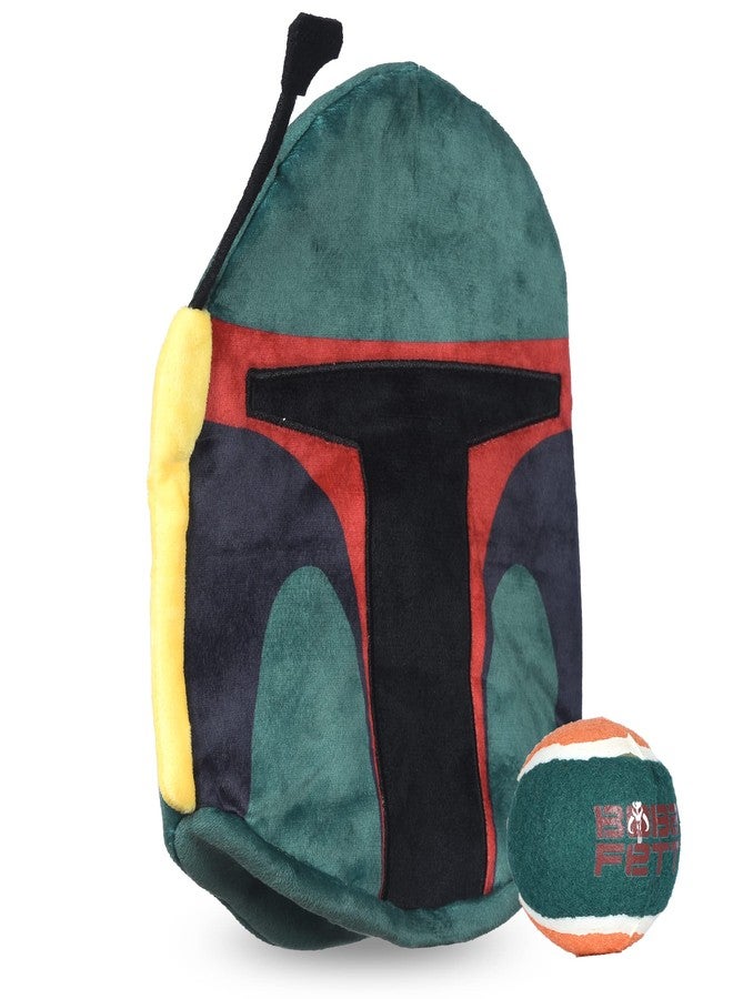 Star Wars for Pets Boba Fett Fetch It Helmet Tennis Ball Dog Toy | Fetch Toy with Ball for Dogs | Dog Toys, Crinkle Dog Toys, Fan Gifts Pet Gifts, 11 Inch (FF19191) - Image 2