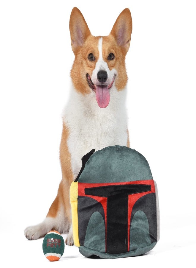 Star Wars for Pets Boba Fett Fetch It Helmet Tennis Ball Dog Toy | Fetch Toy with Ball for Dogs | Dog Toys, Crinkle Dog Toys, Fan Gifts Pet Gifts, 11 Inch (FF19191) - Image 3