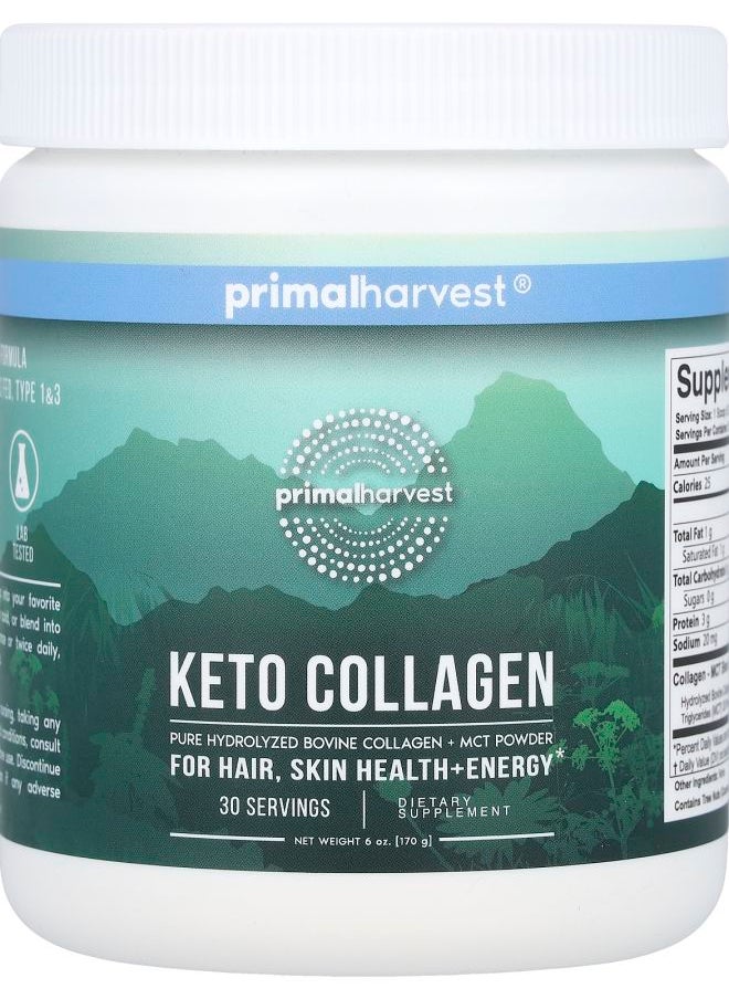 Primal Harvest Keto Collagen 6 oz (170 g) 