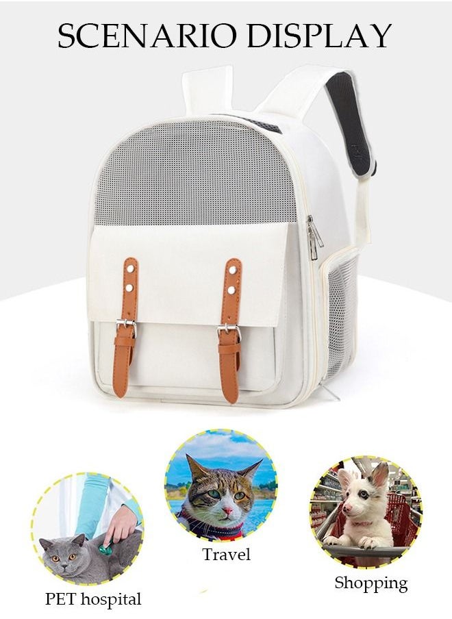 DUNISO - Cat Backpack Pet Carrier Backpack for Small Dogs Carrier with Ventilated Design Collapsible and Waterproof Pet Bag Carrier with Washable Pad for Travel Hiking Outdoor - Image 1