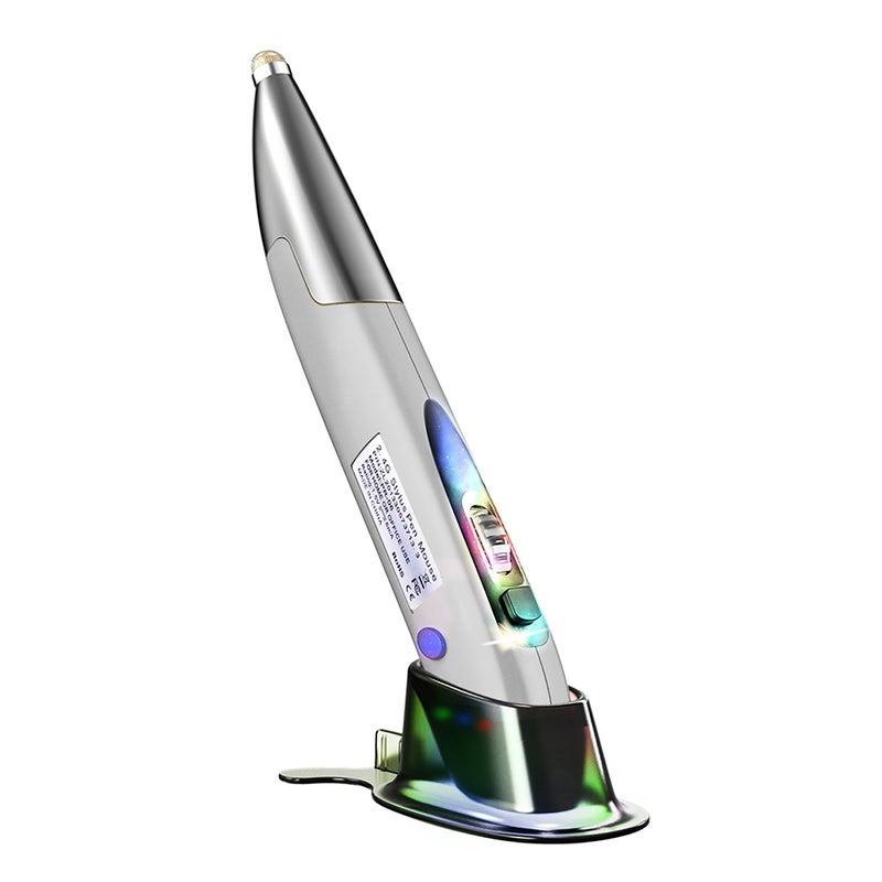2.4GHz Optical Pen Left& Right Hands Rechargeable Wireless Optical Pocket Pen Wireless Dual Right Keys Grey - Image 1