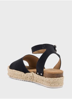 Ginger Low Wedge Sandal With Ankle Strap  - Image 3