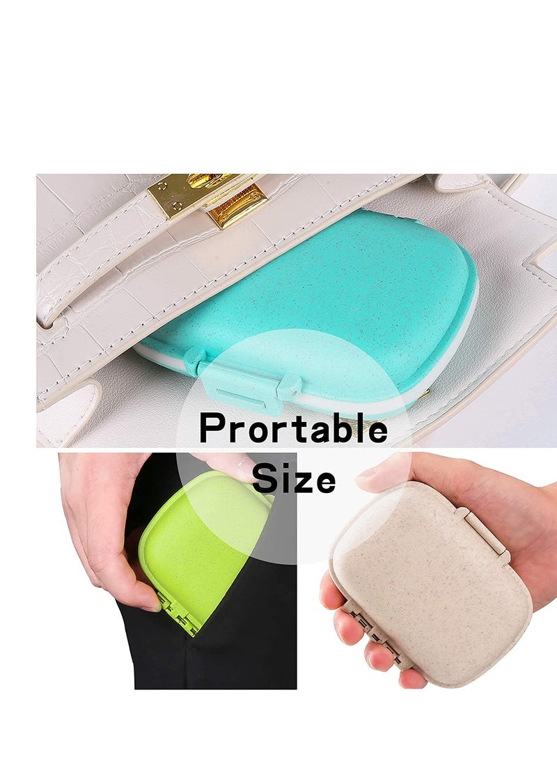 SOLARAE Pill Organizer Case Portable Daily Travel Medicine Reminder Box for Your Pills, Medications, Supplements, Vitamins and Fish Oils, Organiser - Image 4