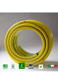 RACO Heavy Duty Garden Hose Yellow Hosepipe for Gardening Watering All-Weather Flexibility Made in Italy  - Image 3