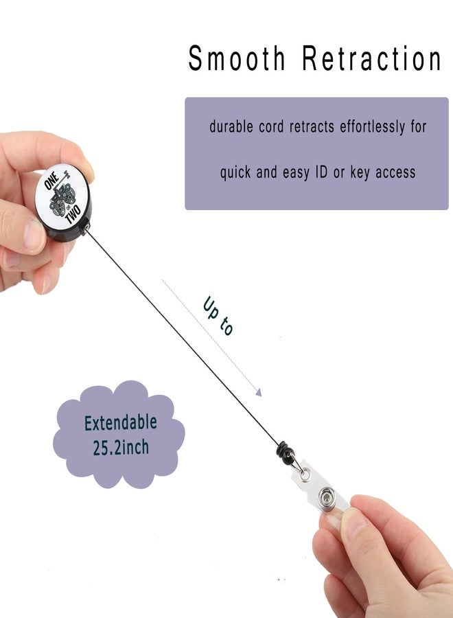 Gzrlyf Optometrist Badge Reel Optometry Optometry ID Badge Holder Optometrist Gift Optometry Optician Gift Eye Doctor Badges Reel (ONE OR Two Badge Reel) - Image 4