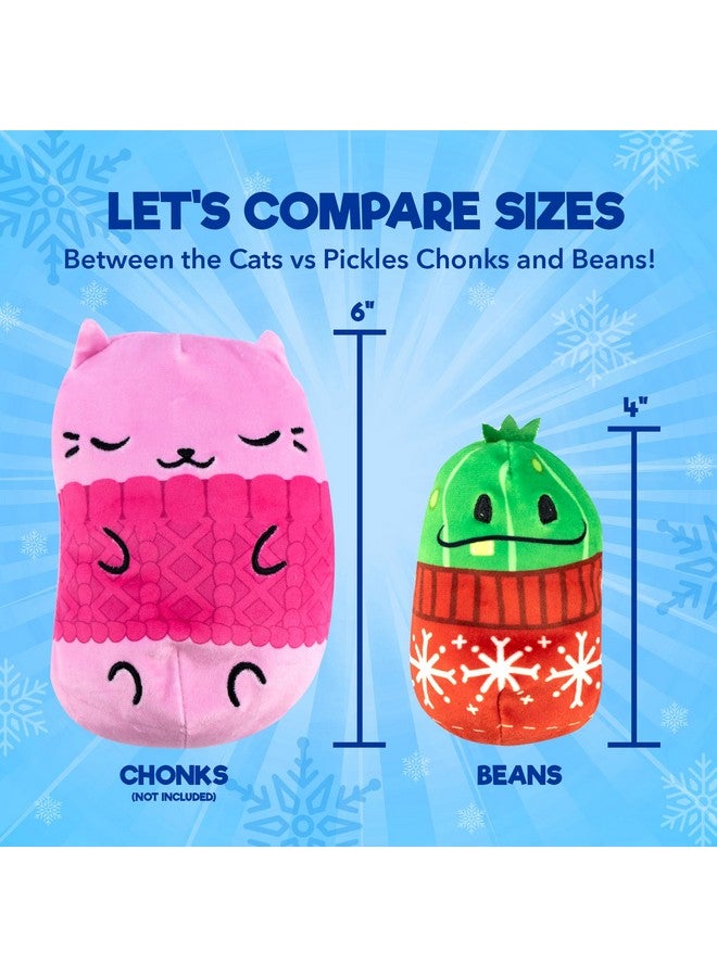 Cats vs Pickles 2pk Christmas Bean Mystery Bags - 4 Inch Surprise Bean Filled Plushies - Stocking Stuffers - Blind Bags for Girls and for Boys - Collectibles - Mystery Bag for Kids & Adults - 2 Pack - Image 5