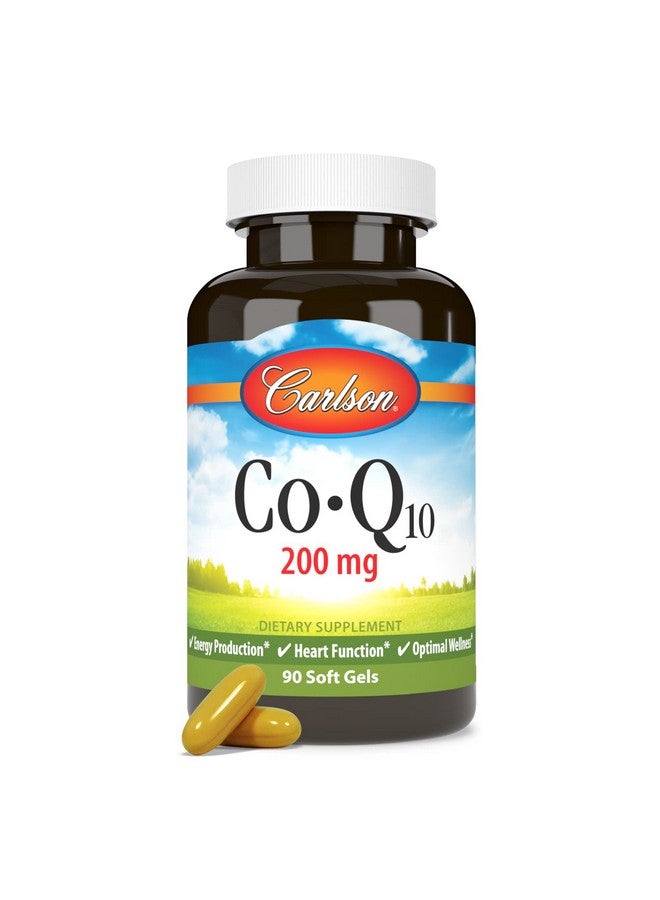 كارلسون - Co-Q10، Co-Enzyme Q10، 200 مجم، إنتاج الطاقة ووظائف القلب، 90 كبسولة هلامية - Image 3