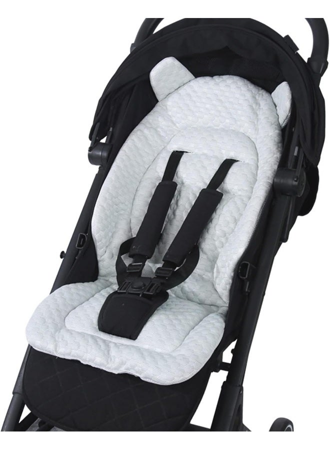 آي بلو لوفر Baby Stroller Seat Liner Universal Reversible Pram Pushchair Cushion Pad Breathable Kids Car Seat Mat Washable Baby Stroller Accessory - Image 1