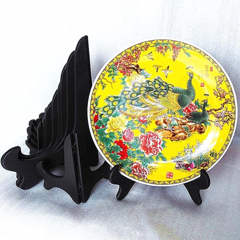 حامل عرض مكتبي للرسومات بارتفاع 11.5 سم للوحات الفنية والصور والخزفيات - Image 3