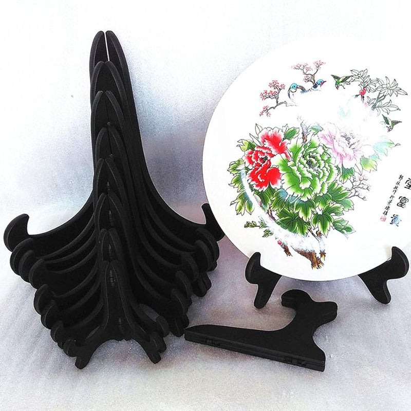 حامل عرض مكتبي للرسومات بارتفاع 11.5 سم للوحات الفنية والصور والخزفيات - Image 5