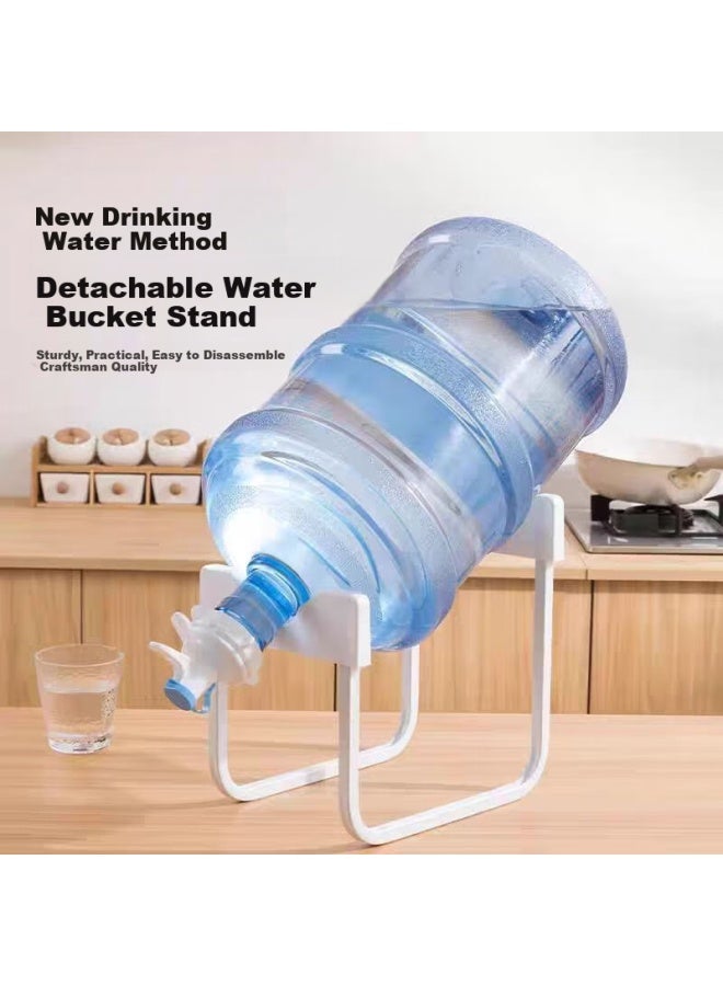 Extreme Space Jidu Kongjian Water Dispenser Stand, Drinking Water Bottle Holder, Tall Stand For Large Bottles, With Spout, Switch, And Faucet - Image 1