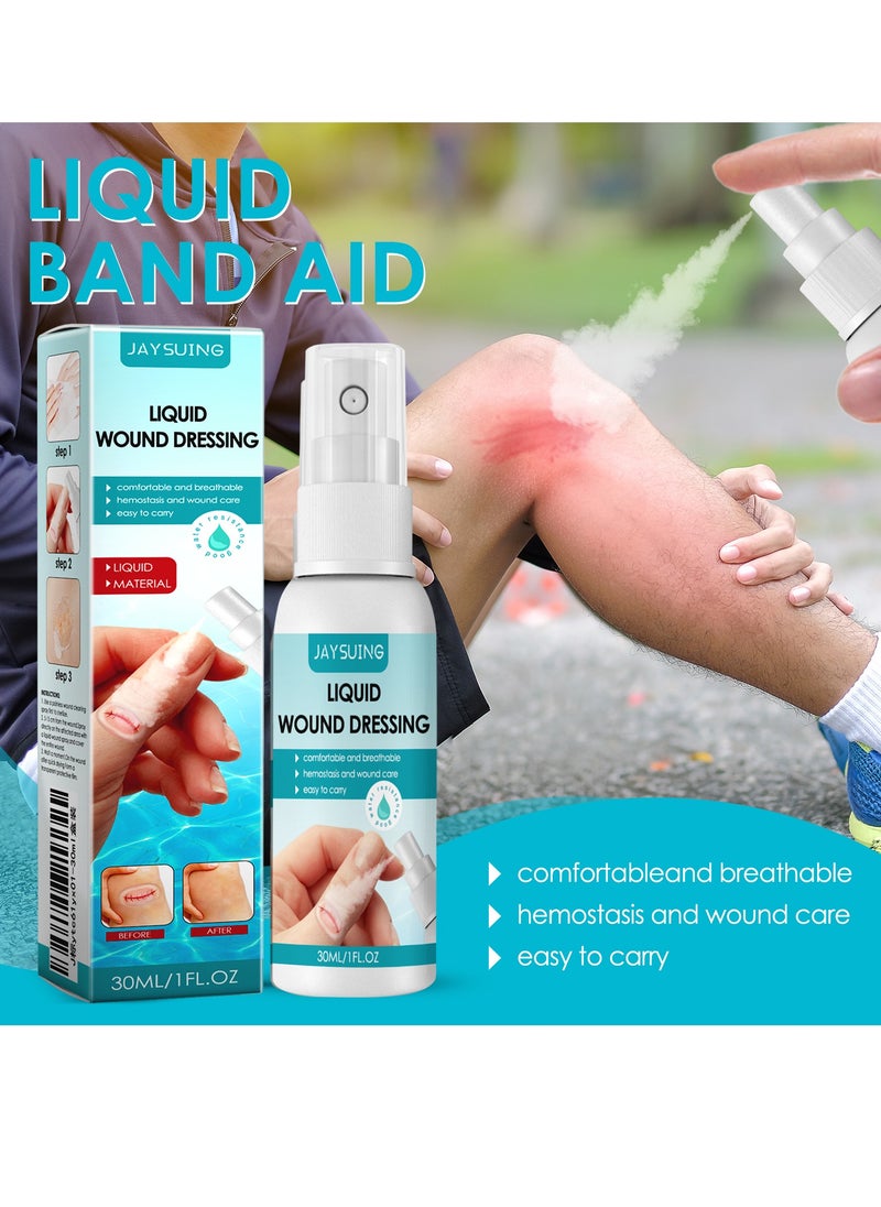 Jaysuing Waterproof Liquid Band-aid ，Wound Surface Protection Rapid Film-Forming Transparent Liquid Band-aid，Liquid Wound Dressing，Recombinant Human Epidermal Growth Factor Spray Medical Liquid Wound Dressing  - Image 1