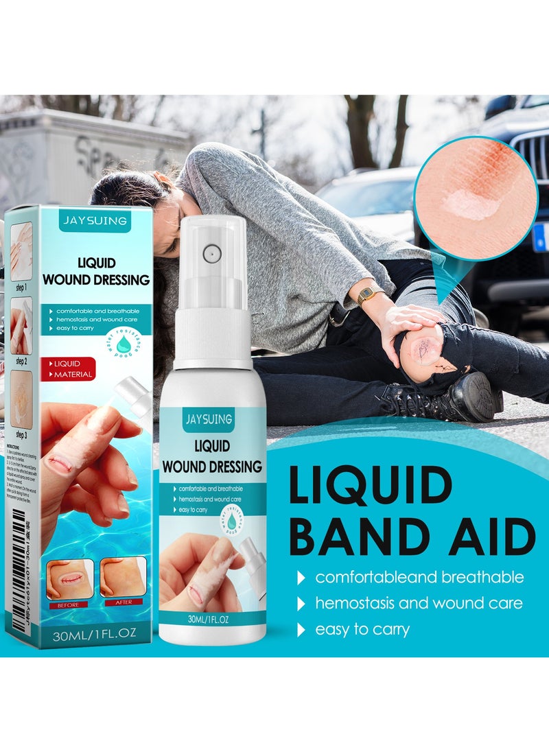 Jaysuing Waterproof Liquid Band-aid ，Wound Surface Protection Rapid Film-Forming Transparent Liquid Band-aid，Liquid Wound Dressing，Recombinant Human Epidermal Growth Factor Spray Medical Liquid Wound Dressing  - Image 2