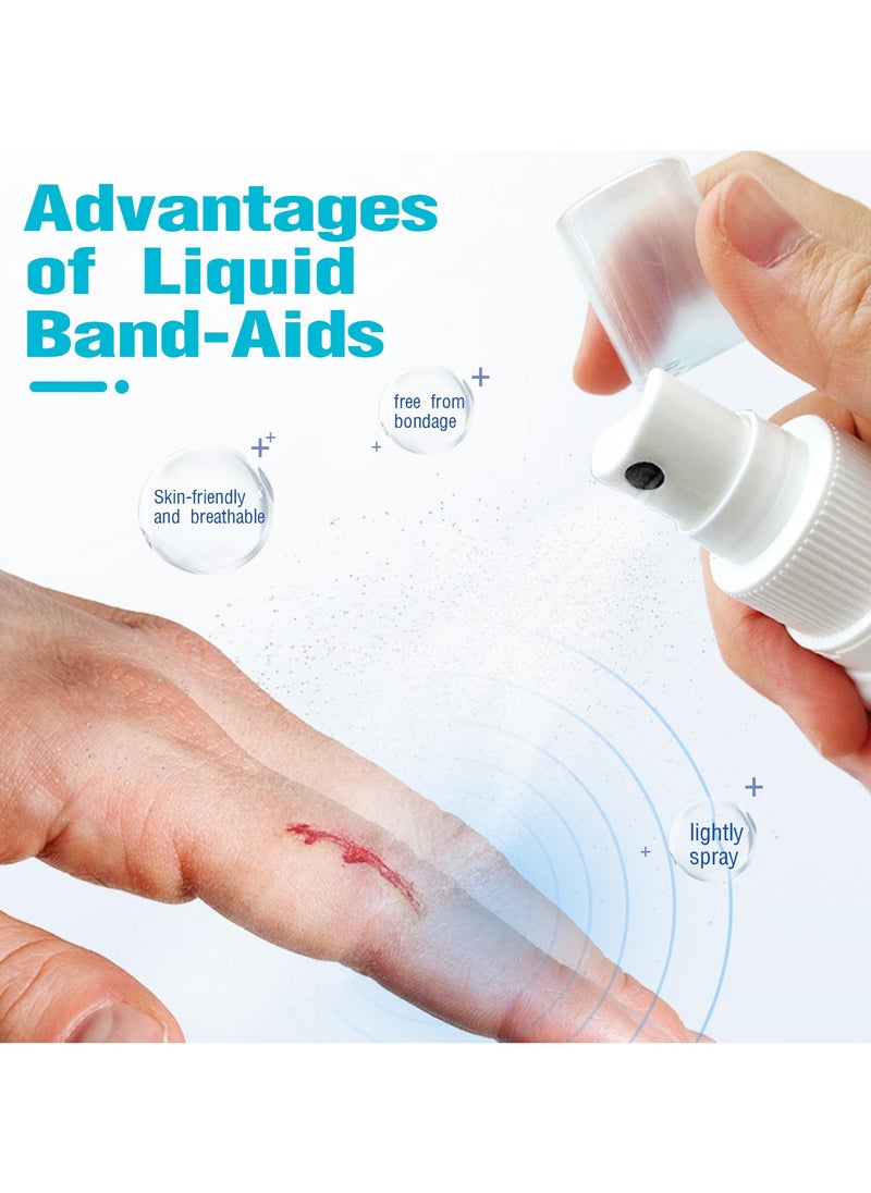 Jaysuing Waterproof Liquid Band-aid ，Wound Surface Protection Rapid Film-Forming Transparent Liquid Band-aid，Liquid Wound Dressing，Recombinant Human Epidermal Growth Factor Spray Medical Liquid Wound Dressing  - Image 4