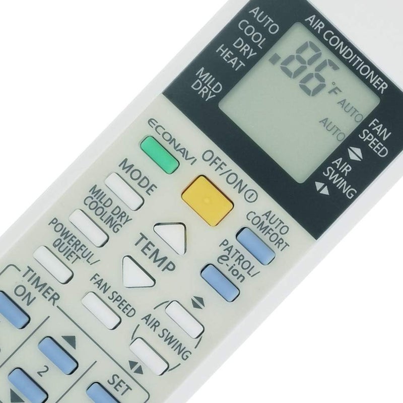 RCECAOSHAN Replacement for Panasonic Air Conditioner Remote Control CS-E12RKUAW CS-E9RKUAW CS-ME5RKUA CS-ME7RKU CS-ME7RKUA CS-E12RKUA CS-E9RKUA - Image 3