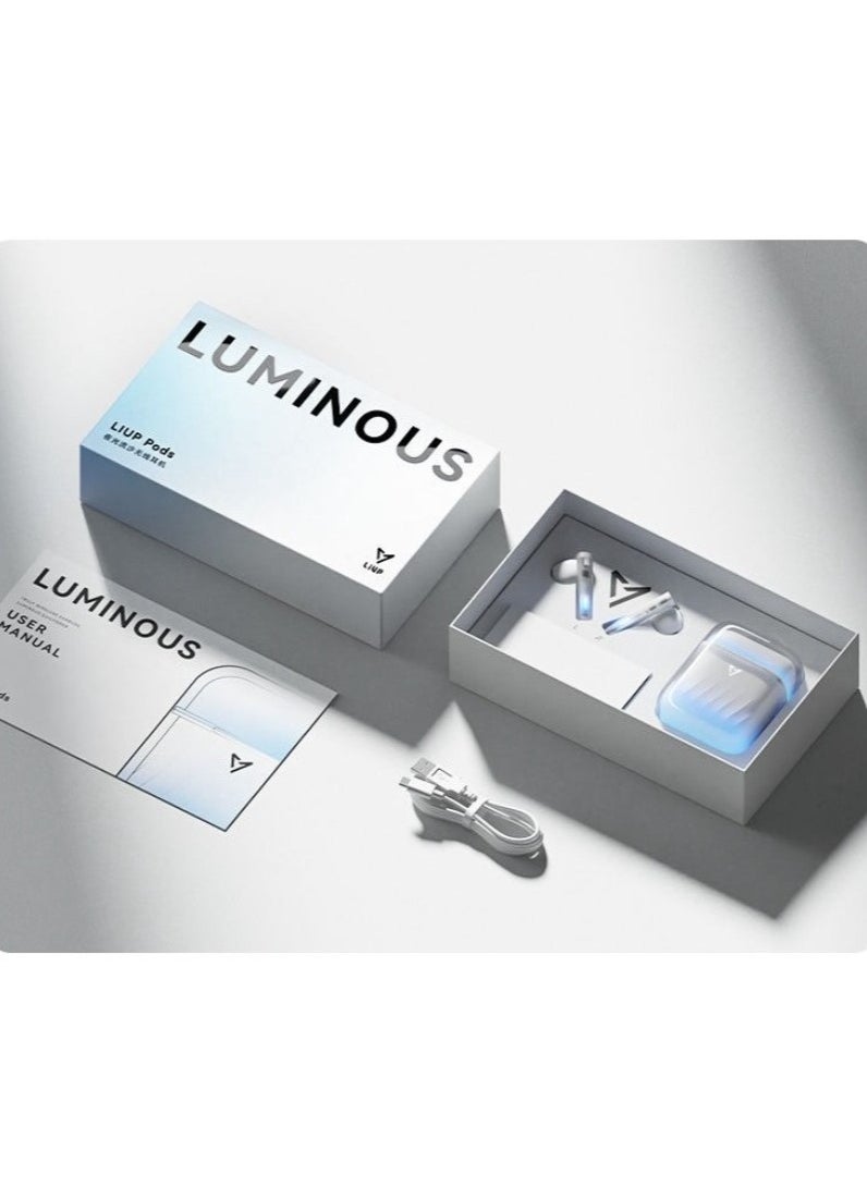 Luminous - Earphones Bluetooth 5.4 Headset Game Earphone Wireless Headphone Luminous Quicksand Active Noise Reduction - Image 1