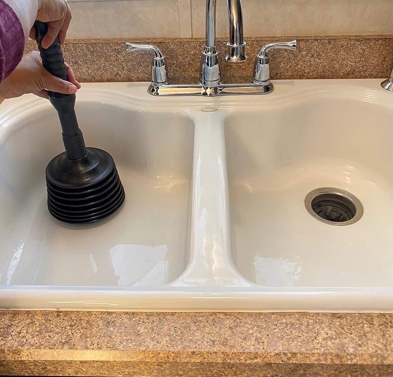 Master Plunger G.T. Water Products, Inc. MP100-3 Heavy Duty Toilet Plunger - Black - Image 4