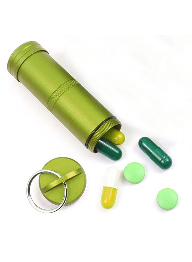NIBEMINENT Outdoor Portable Waterproof Storage Bottle Green  - Image 4