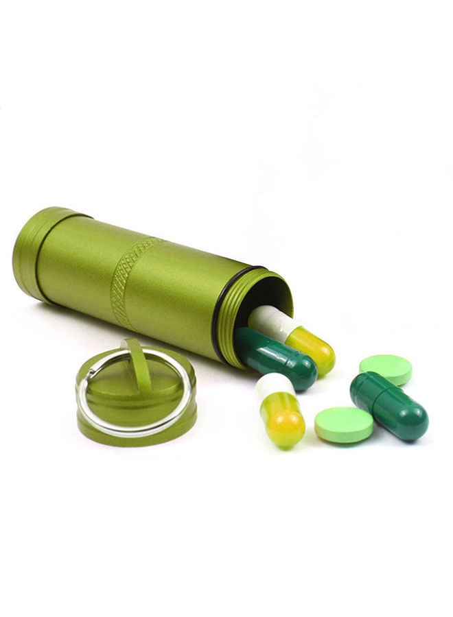 NIBEMINENT Outdoor Portable Waterproof Storage Bottle Green  - Image 3