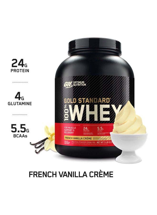 Optimum Nutrition Gold Standard 100% Whey Vanilla Ice Cream 5LB - Image 3