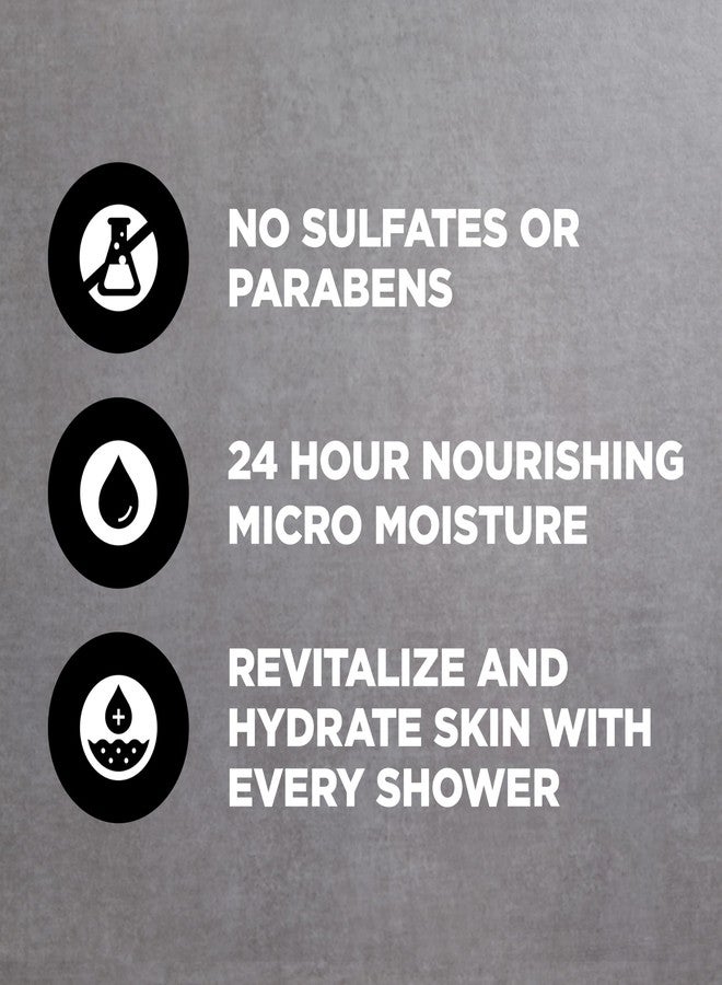 Dove Men+Care DOVE MEN + CARE Body and Face Wash Purifying Charcoal + Clay Body Wash for Men with 24-Hour Nourishing Micromoisture Technology 18 oz - Image 4