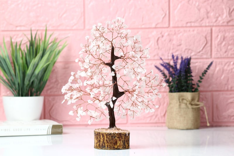 HindCraft Rose Quartz Feng Shui Tree | Healing Crystal Tree for Home & Office | Spiritual Energy & Love Tree for Living Room & Hall | Unique Gift for Men & Women – Housewarming, Wedding & More - Image 5