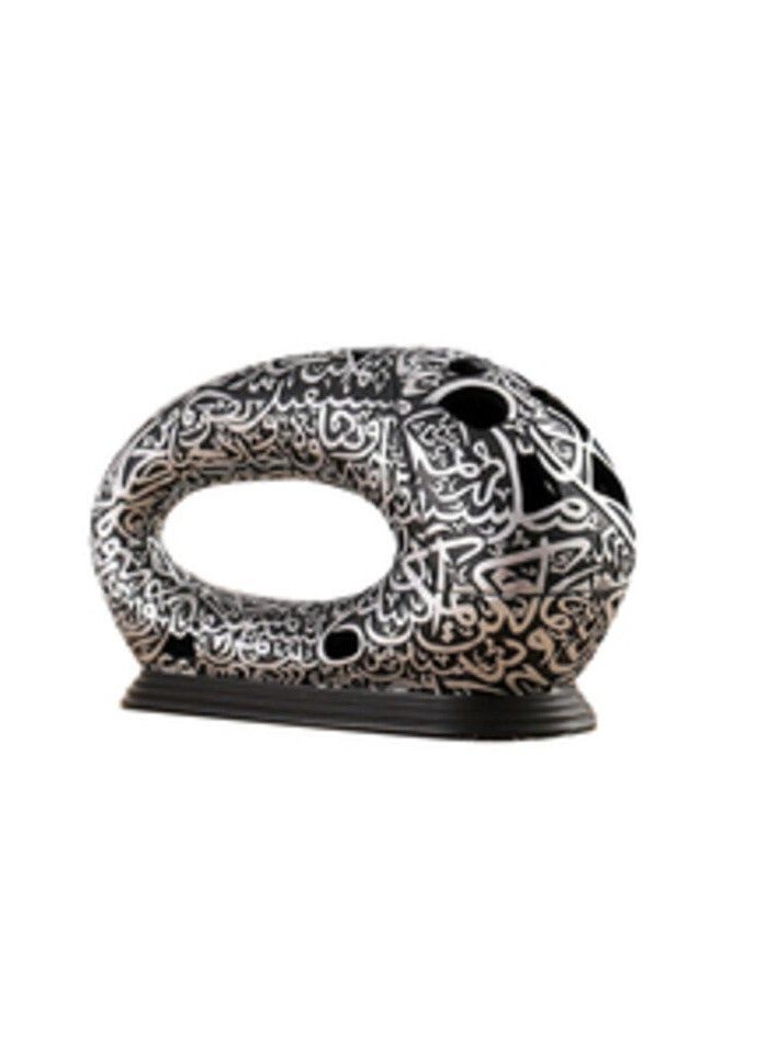 Bakhoor Incense Burner Mabkhara Oud Burner Museum of The Future Silver Color - Image 1