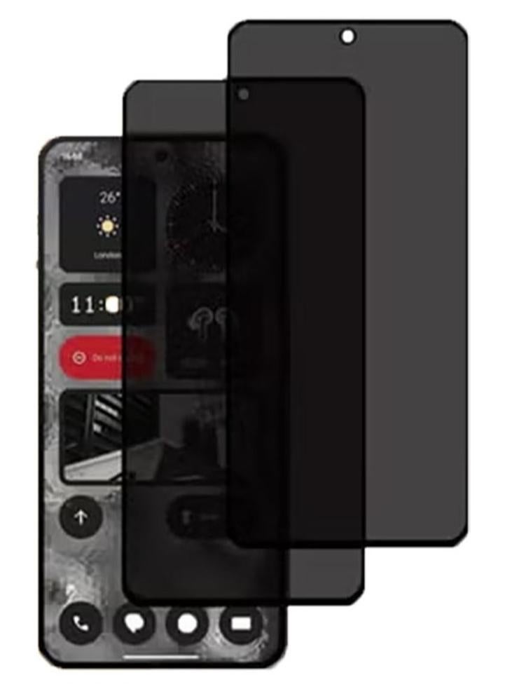 واقي شاشة الخصوصية لهاتف Nothing Phone (2A)، [عبوة من قطعتين] زجاج مقوى مضاد للتجسس ومضاد للخدش لهاتف Nothing Phone 2a مقاس 6.7 بوصة - Image 1