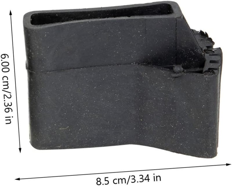 VILLCASE 4 قطع أغطية أرجل سلم غير مطاطية، حصائر أقدام سلم لاستقرار المنزل، سهلة التركيب وتقليل الضوضاء للسلم القابل للطي - Image 2