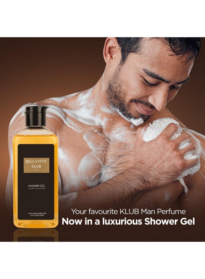 Bella Vita Luxury KLUB Man and OUD WHITE Body Wash Refreshing Shower Gel for Deep Cleansing, Hydrating & Moisturising Skin with Aloe Vera, 250 ml Each - Image 2