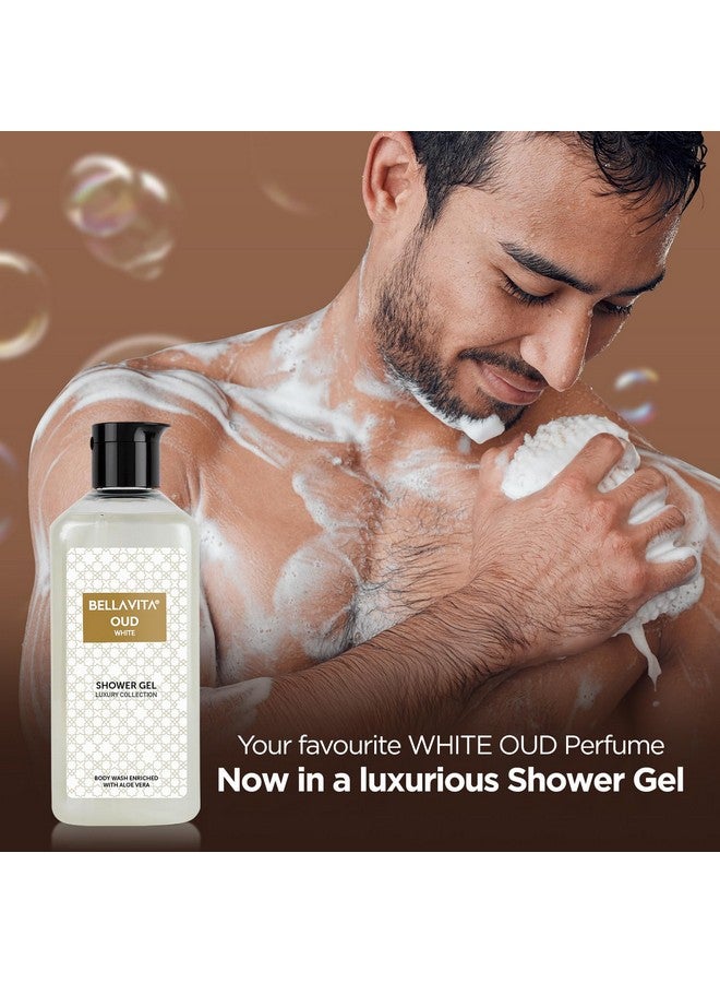 Bella Vita Luxury KLUB Man and OUD WHITE Body Wash Refreshing Shower Gel for Deep Cleansing, Hydrating & Moisturising Skin with Aloe Vera, 250 ml Each - Image 4