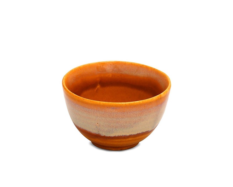 Caffeine Ceramic Handmade Brown Studio Dessert Bowl (Set of 2, 150 ml) - Image 2