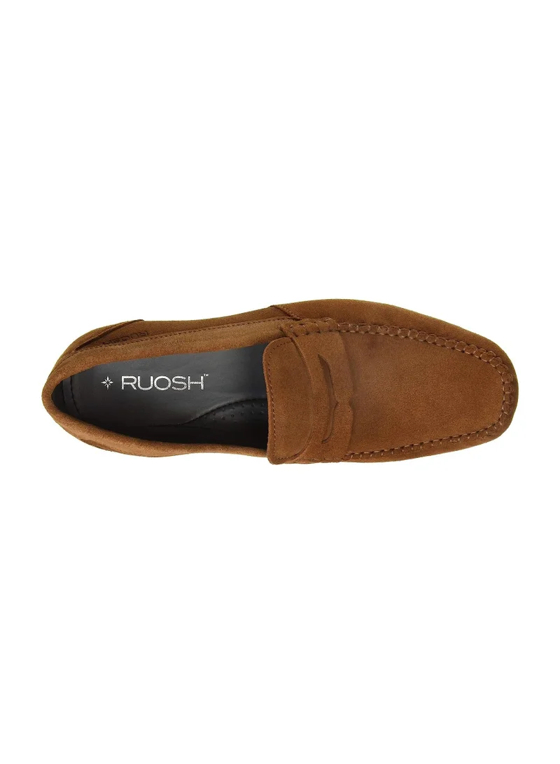 RUOSH Mens Classic Loafer Slip on Driving Comfort  Leather Work Office Formal Occasion Party Casual Wear Italian Design Anti Skid Padded Insole Fashion Premium Shoes