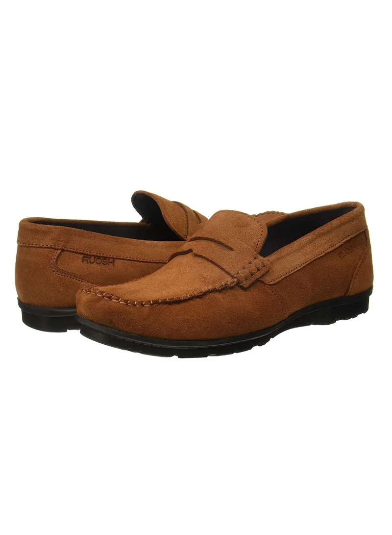 RUOSH Mens Classic Loafer Slip on Driving Comfort  Leather Work Office Formal Occasion Party Casual Wear Italian Design Anti Skid Padded Insole Fashion Premium Shoes