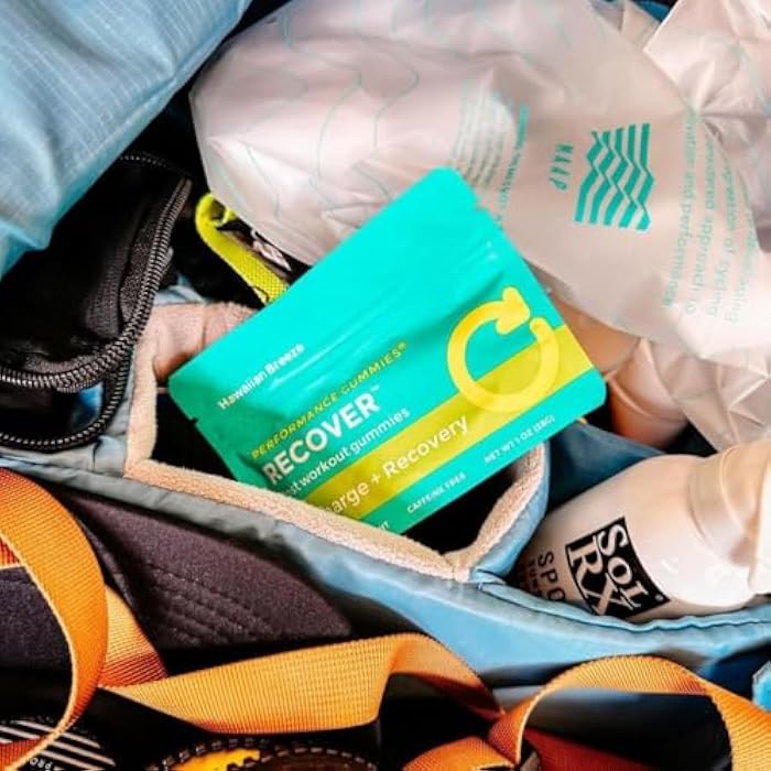 SGC Recover Gummies – 600mg BCAAs + Antioxidants – Fast-Acting Post-Workout Support for Muscles & Energy – On-The-Go Packets – Hawaiian Breeze Flavor - Image 5