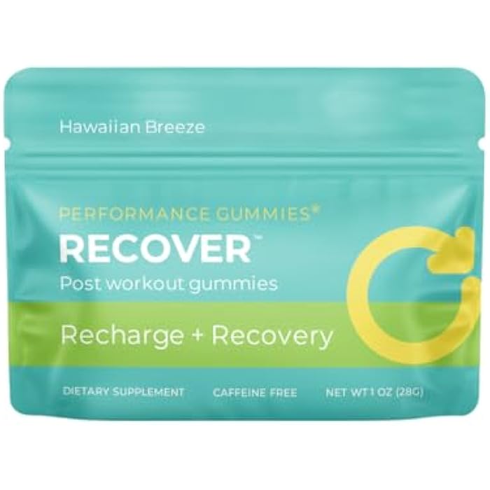 SGC Recover Gummies – 600mg BCAAs + Antioxidants – Fast-Acting Post-Workout Support for Muscles & Energy – On-The-Go Packets – Hawaiian Breeze Flavor - Image 2