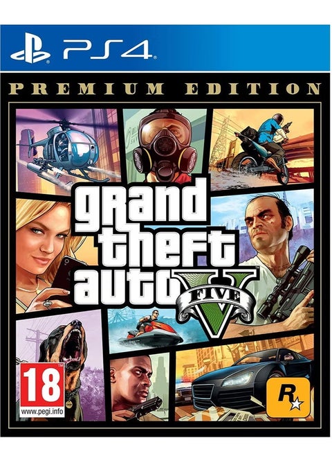 Grand Theft Auto V (GTA 5) – Premium Edition | Open World Action Adventure Game for PlayStation, Xbox & PC | Includes GTA Online Access