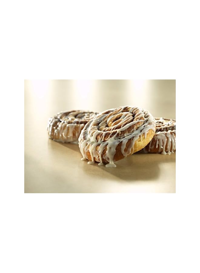 Pan Bakeware Mini Round Cake And Cinnamon Roll Pan, 6 Well, Nonstick & Quick Release Coating, Made In The From Aluminized Steel 15 3 4 By 11 - Image 3