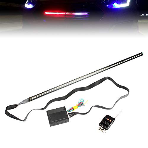Yolu RGB LED Knight Rider Scanner Light Strip 22'' 48-SMD Multicolored LED Flash Strobe Grille Light Car Truck Interior Exterior Lighting - Image 1