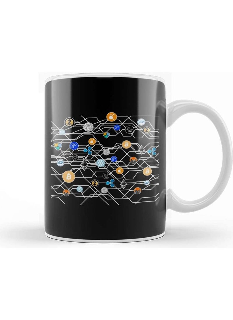 Baskı Dükkanı - Print Shop Bitcoin Revolution Blockchain Mug Porcelain - Image 1